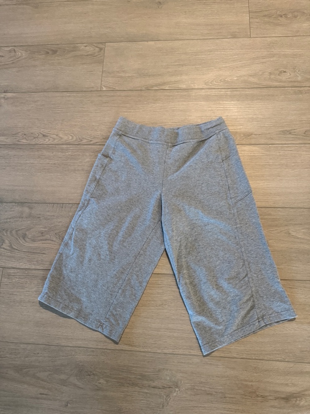 Athletic Works Gray Knit Culotte Shorts for Kids